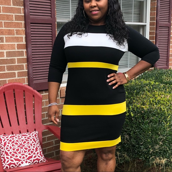 Dresses & Skirts - Black and yellow dress